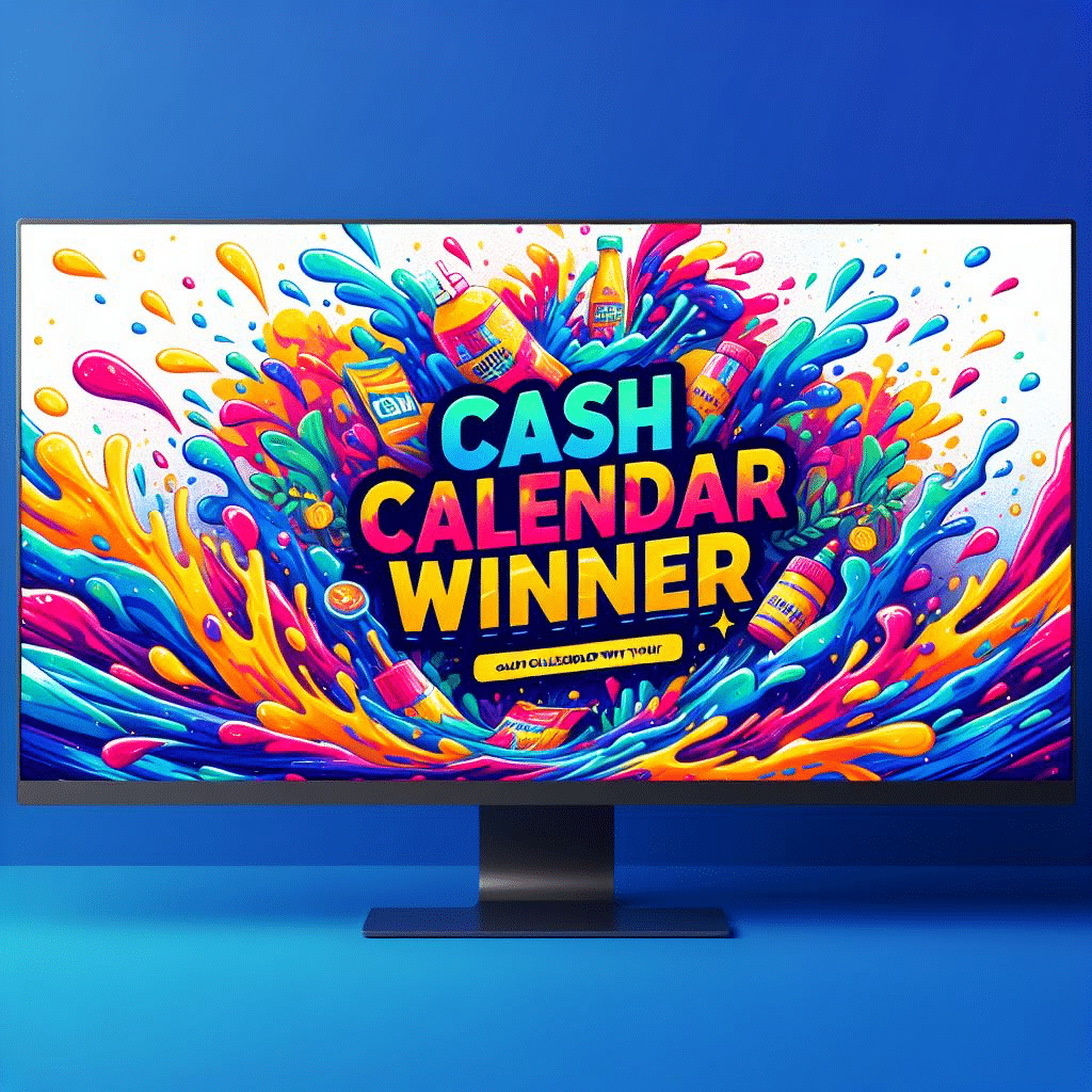 Winner of the Monthly Cash Calendar Prize Draw - November 30 - 2025 4 Cash Calendar Winner Banner