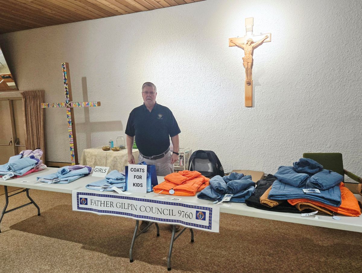 Father Gilpin Council #9760 Donated Coats for Kids 11 Worthy Recorder Al Thiessen organized Coats for Kids