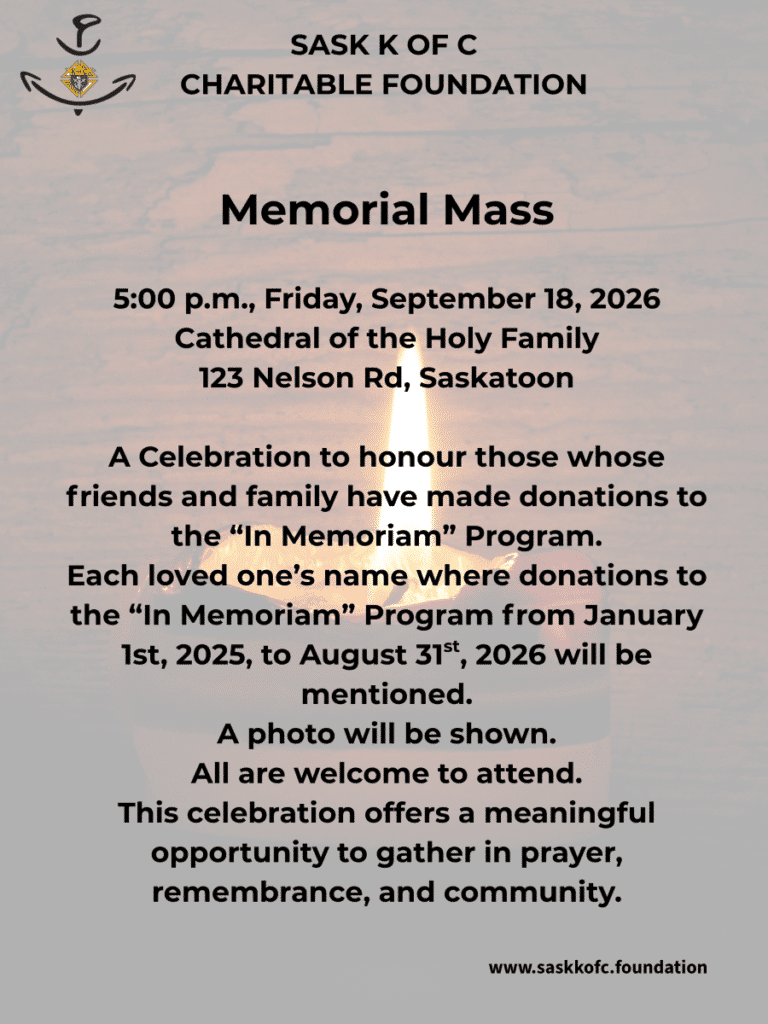Memorial Mass Poster