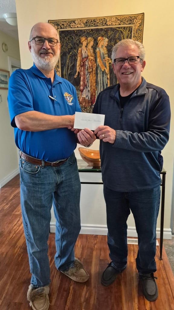 St Augustine Council 10587 Presents Their Incentive Cheque 3 Pictured is St Augustine Council 10587 presenting a cheque to Columbus Bosco School with the proceeds from the 2026 Cash Calendar Sales
