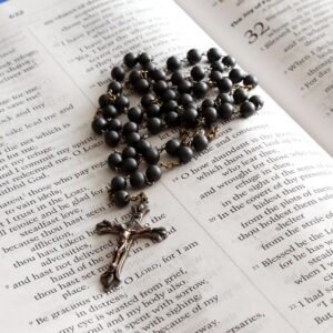 Rosary and Bible