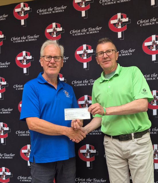 Henry Kweens, Financial Secretary for St. Gerard’s Council #2031 in Yorkton,and Delmar Zwirsky – Chief Financial Officer